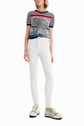 Jean skinny - Blanc