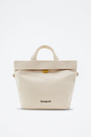 Cabas - Blanc et beige
