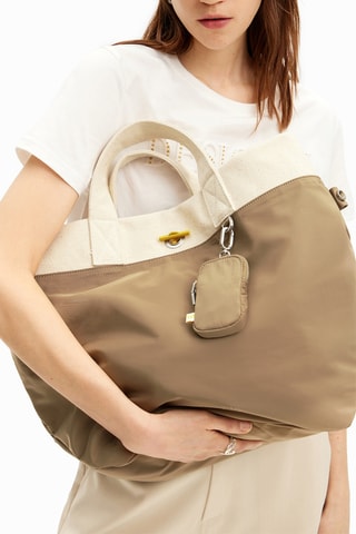 Cabas - Blanc et beige