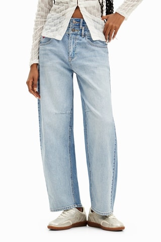 Jean wide legs - Bleu