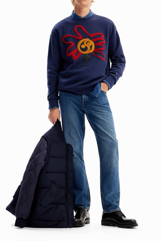 Sweat - Rouge, bleu et jaune