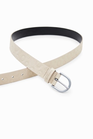 Ceinture - Noir et beige