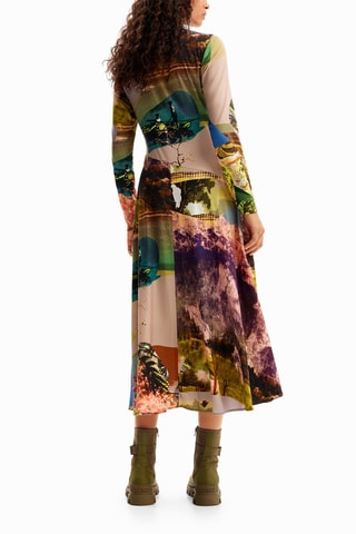 Robe longue - Beige