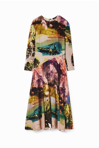 Robe longue - Beige