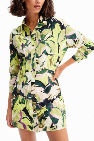 Robe chemise - Vert