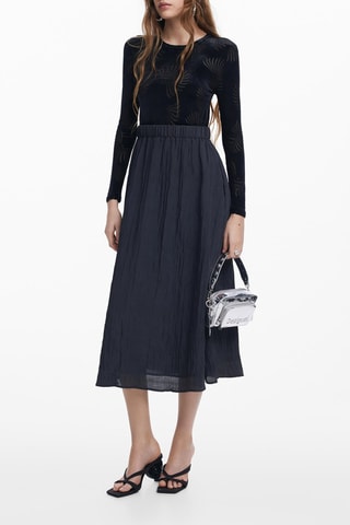 Robe midi - Noir