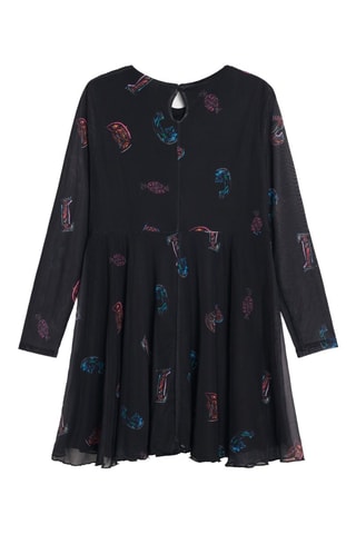 Robe - Noir et bleu