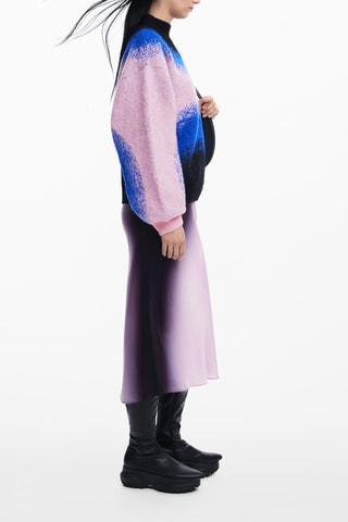 Pull - Bleu et rose