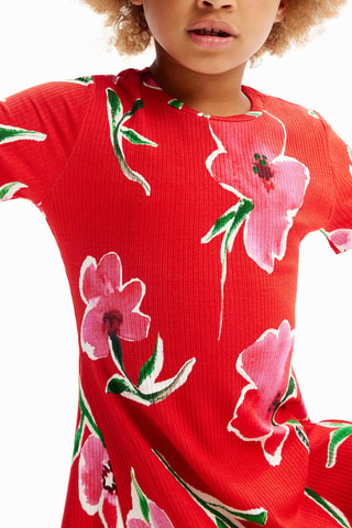 Robe - Rouge et rose