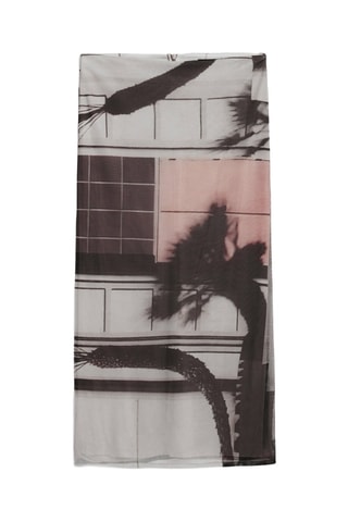 Jupe droite - Gris
