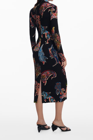 Robe midi - Noir