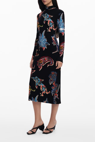 Robe midi - Noir