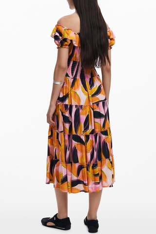 Robe midi - Orange