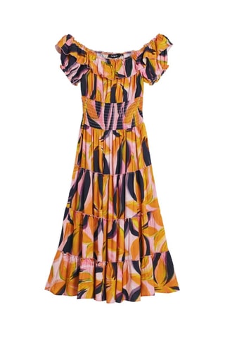 Robe midi - Orange