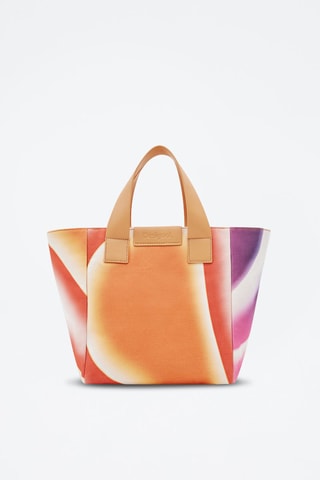 Sac à main - Blanc et orange