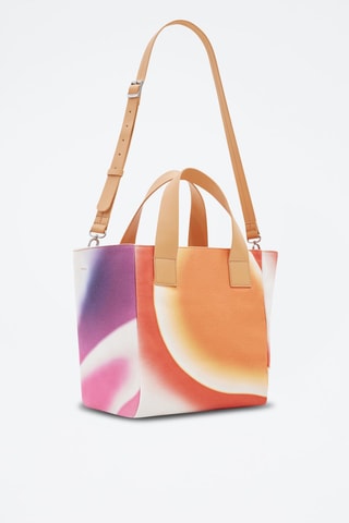 Sac à main - Blanc et orange