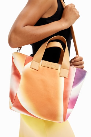 Sac à main - Blanc et orange
