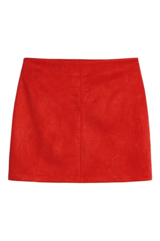 Minijupe droite - Rouge