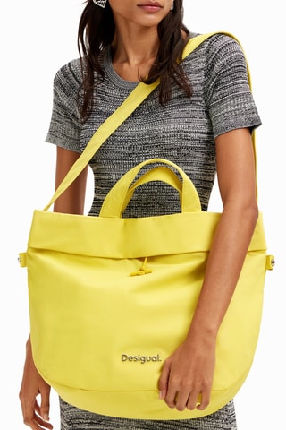 Cabas - Beige et jaune