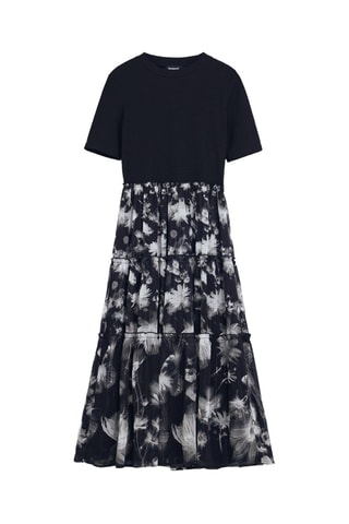 Robe trompe-l'œil - Noir