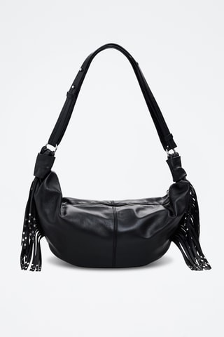 Sac porté épaule. - Noir