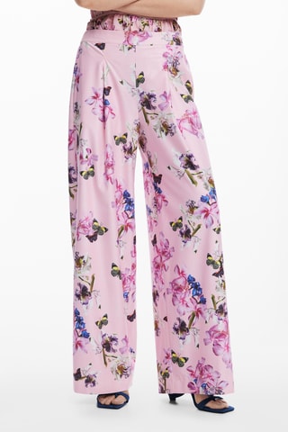 Pantalon palazzo - Rose