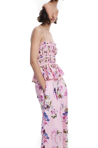 Pantalon palazzo - Rose