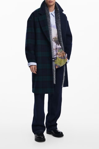 Manteau en laine - Bleu marine