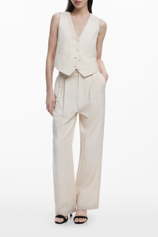 Gilet sans manches - Beige