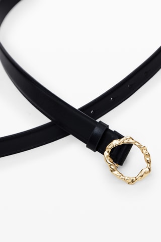 Ceinture en cuir - Noir