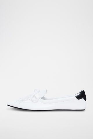 Ballerines en cuir de mouton - Blanc