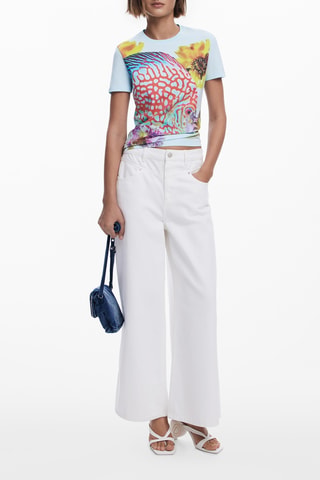 T-shirt slim - Bleu