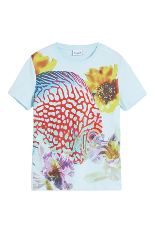 T-shirt slim - Bleu