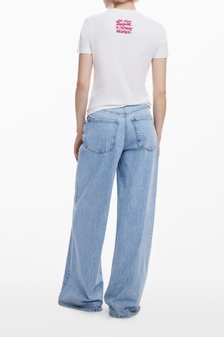 T-shirt slim - Blanc