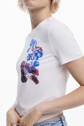 T-shirt slim - Blanc