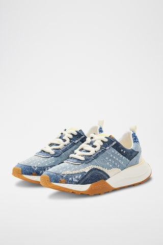 Baskets en jean - Bleu