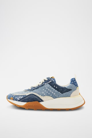 Baskets en jean - Bleu