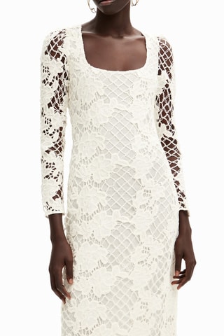 Robe fourreau - Blanc