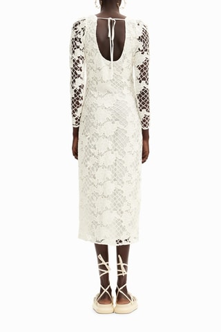 Robe fourreau - Blanc