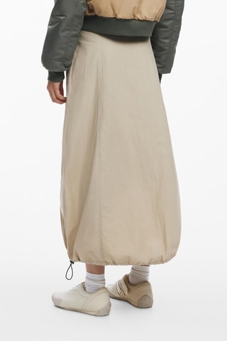 Jupe midi - Beige