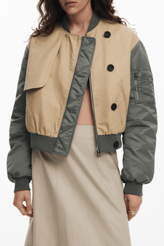 Jupe midi - Beige