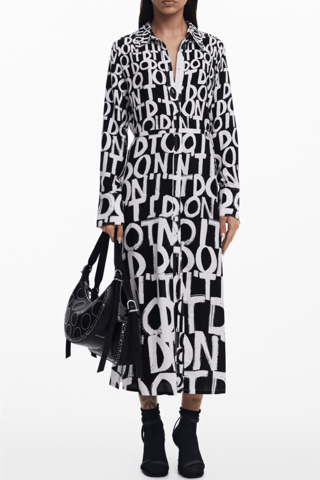 Robe chemise - Noir