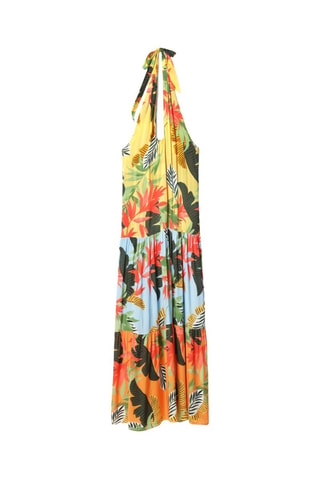 Robe de plage - Jaune et orange