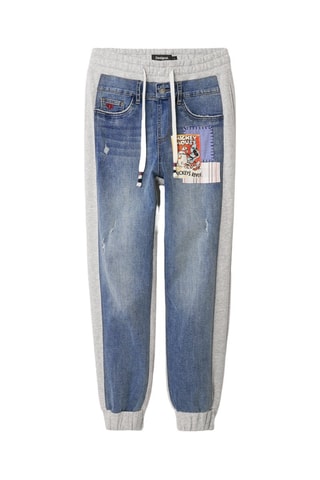 Jogging taille haute Mickey Disney - Gris