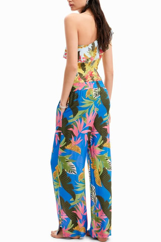Pantalon - Bleu et vert