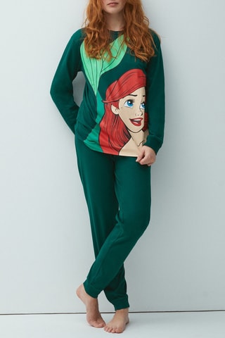 Pijama A Pequena Sereia Disney Bigticiz - Verde