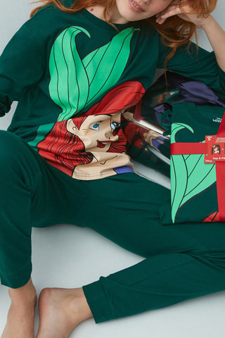 Pijama A Pequena Sereia Disney Bigticiz - Verde