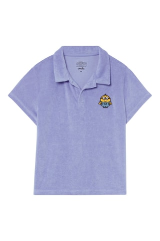 Polo Bob Minions Fuseminiz Azul-claro