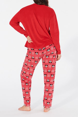 Pijama Mickey Disney Xmasmickiz - Vermelho
