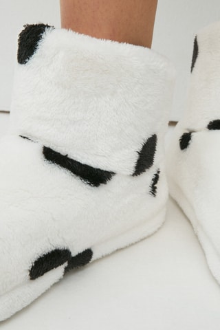 Chinelos de quarto Os 101 Dálmatas Disney Dalmamountiz - Branco e preto